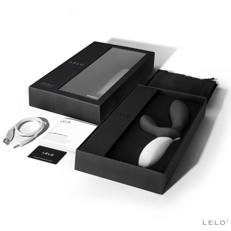 Lelo Loki Wave Prostata Stimulation, Weiss Schwarz - Amorana