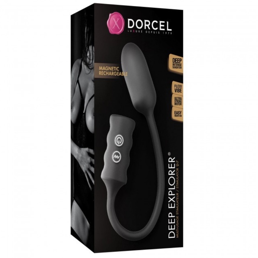 Marc-dorcel Deep Explorer Ausgefallener Vibrator, Anfängergeeignet, Schwarz - Amorana