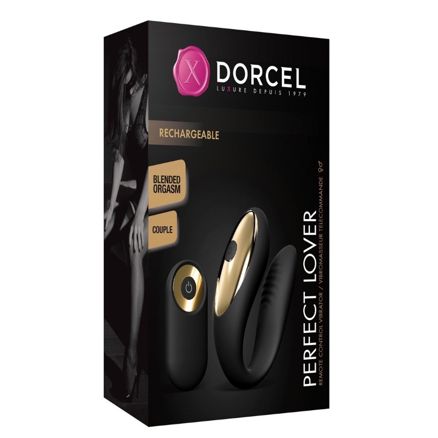 Marc-dorcel Perfect Lover Paarvibrator, Anfängergeeignet, Gold Schwarz - Amorana