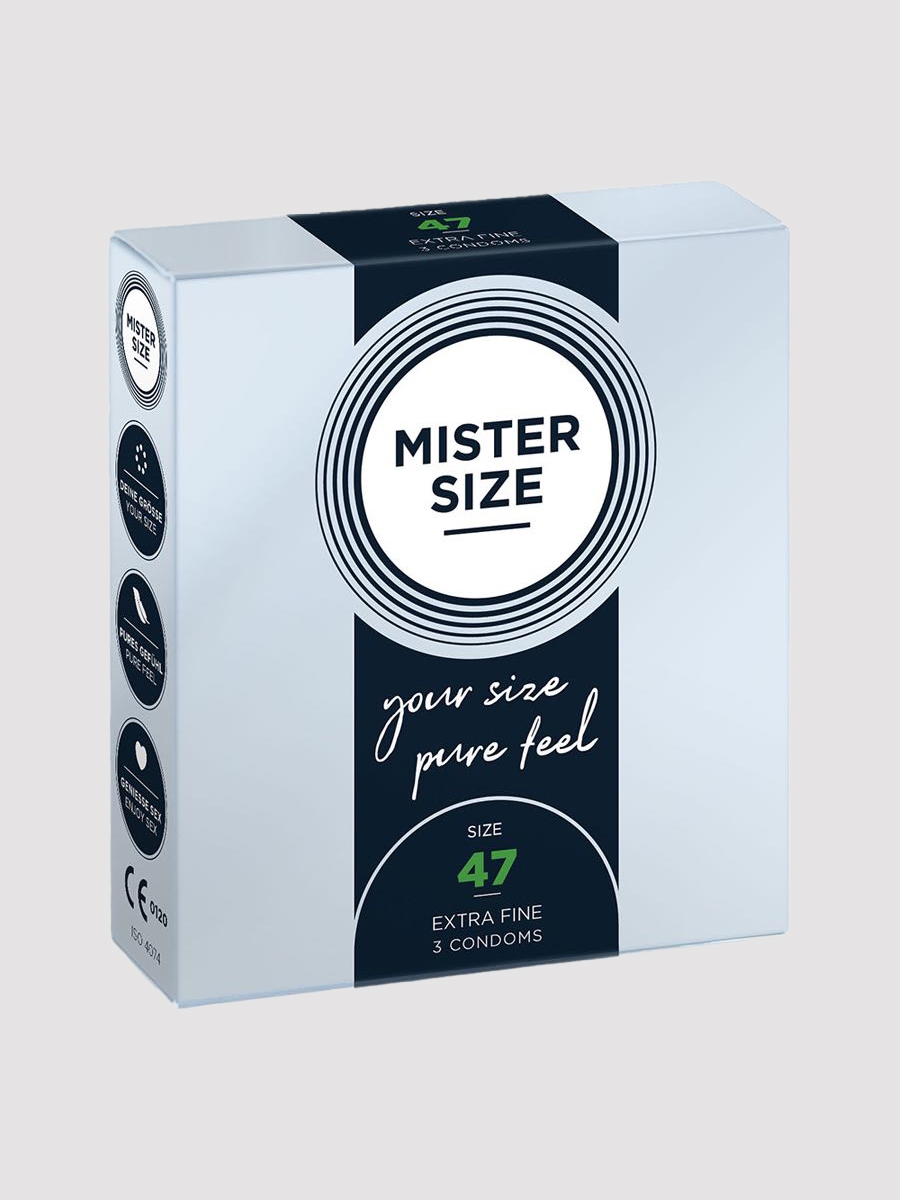 Mister Size 47, Neutral, Transparent, 3 Stück - Amorana