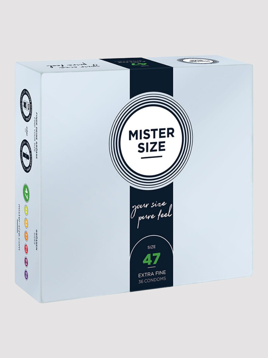 Mister Size 47, Neutral, Transparent, 36 Stück - Amorana