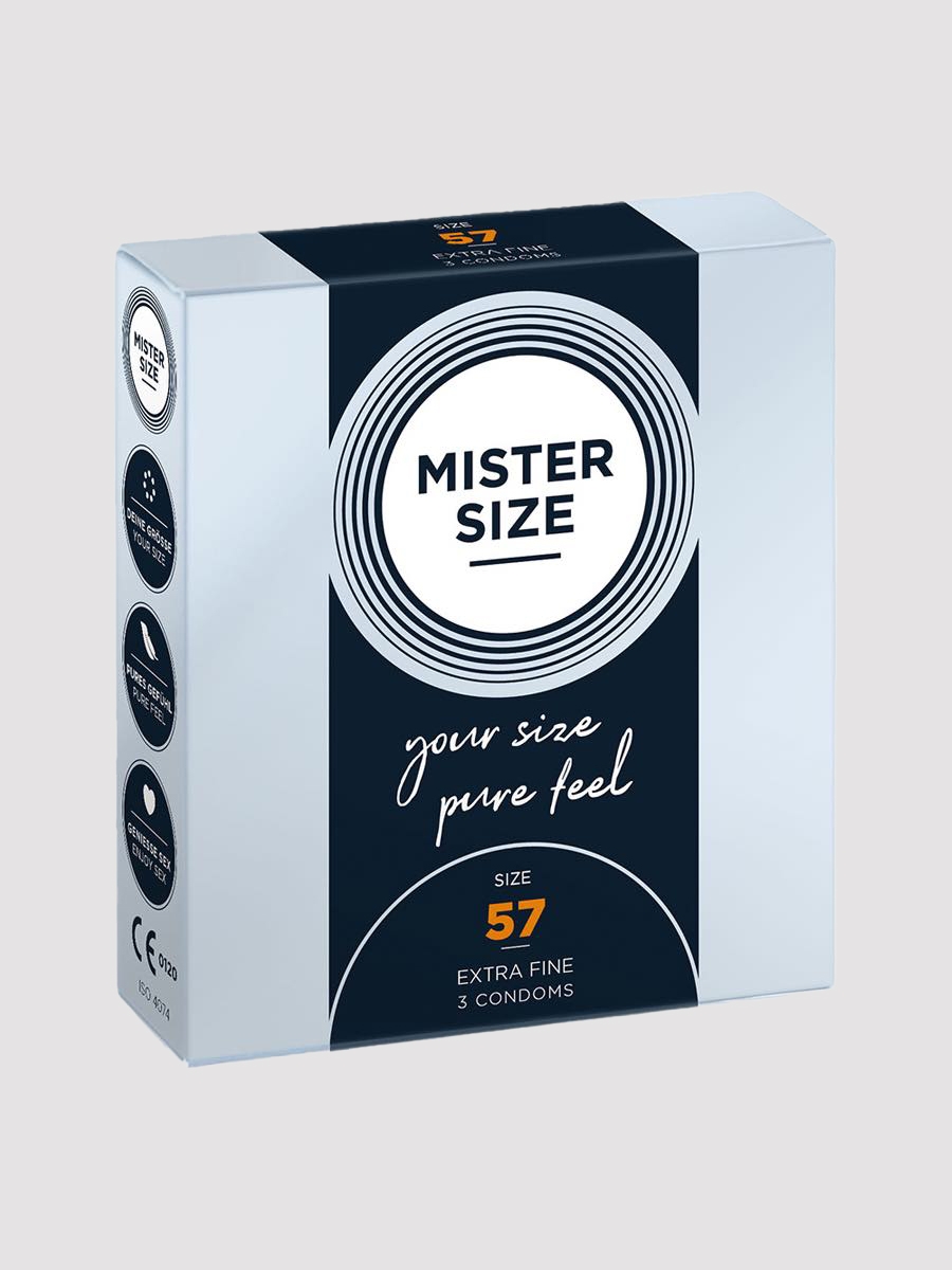 Mister Size 57, Neutral, Transparent, 3 Stück - Amorana