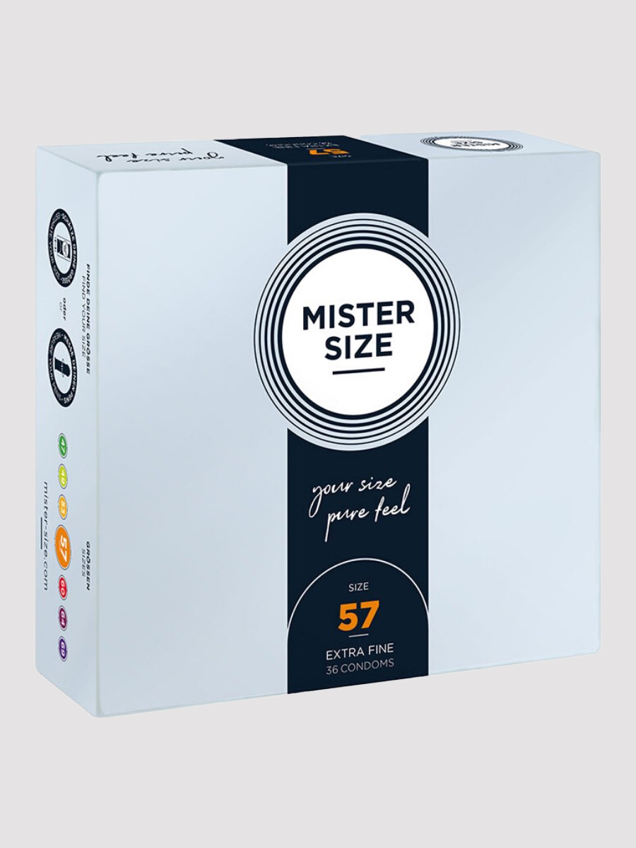 Mister Size 57, Neutral, Transparent, 36 Stück - Amorana