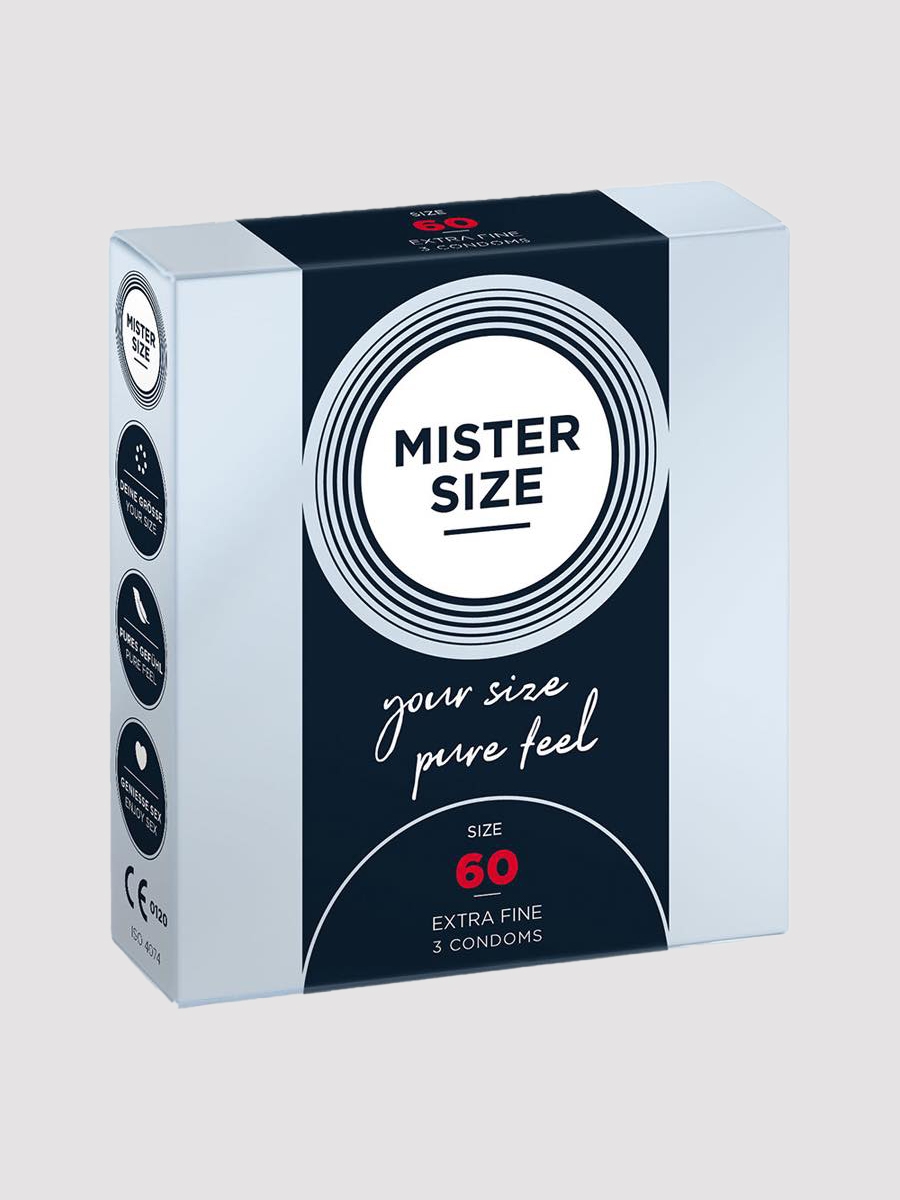 Mister Size 60, Neutral, Transparent, 3 Stück - Amorana