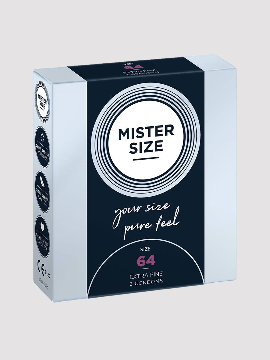 Mister Size 64, Neutral, Transparent, 3 Stück - Amorana