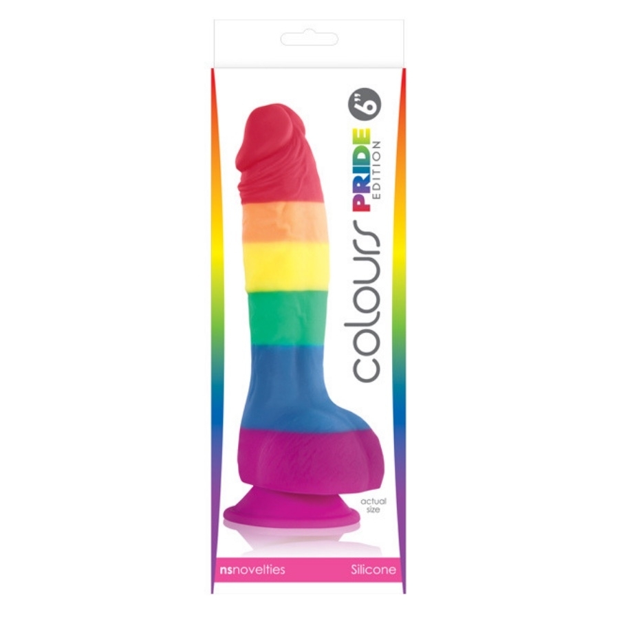 Nsnovelties Pride Edition Dildo, Anfängergeeignet, Mehrfarbig - Amorana