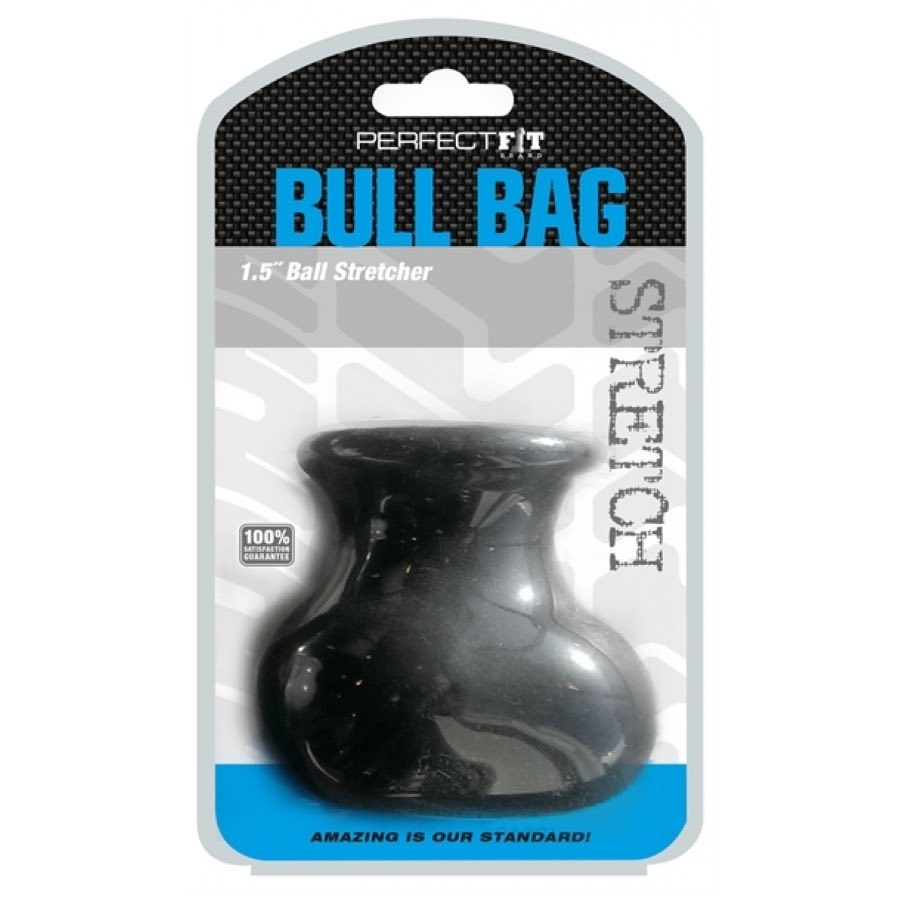 Perfect-fit Bull Bag Hodenring, Anfängergeeignet, Schwarz - Amorana