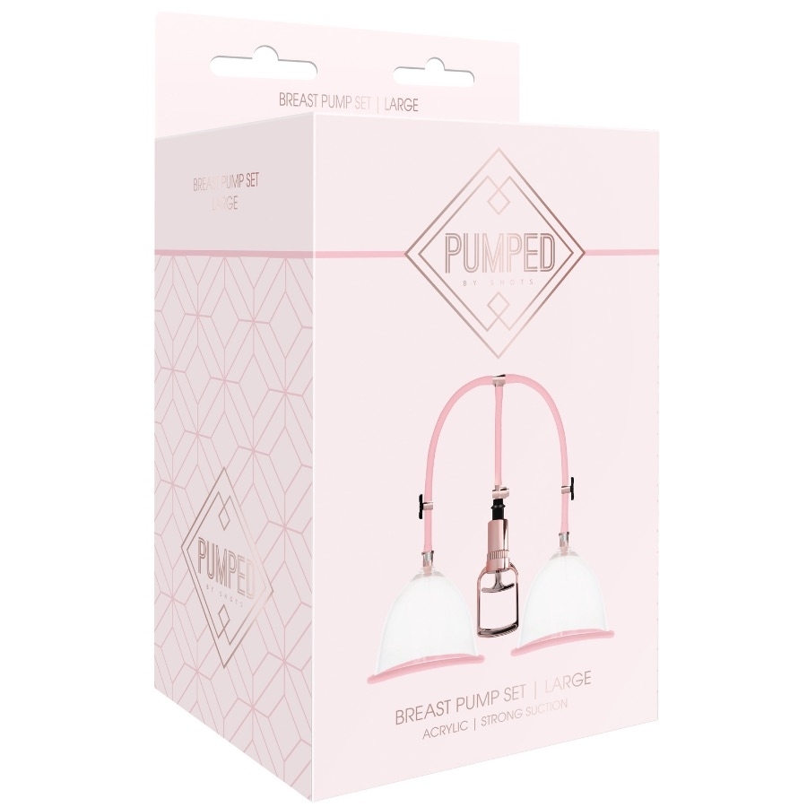 Pumped Breast Pump Set Brustpumpe, Anfängergeeignet, Rosa - Amorana
