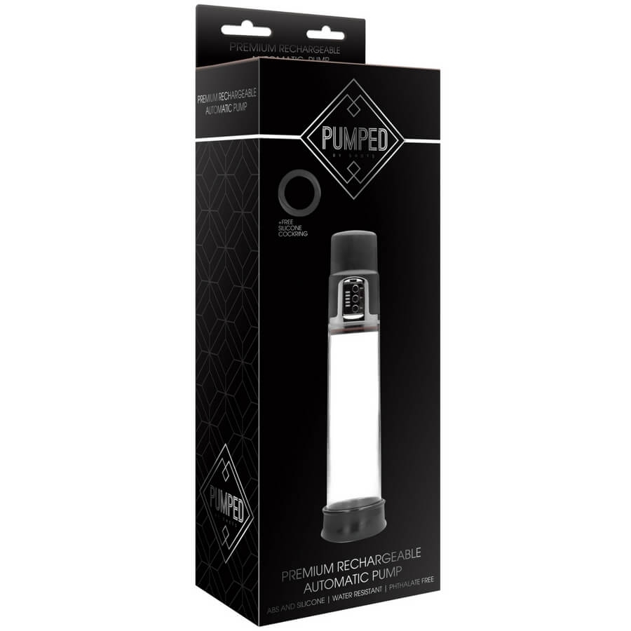 Pumped Premium Automatic Pump Penispumpe, Transparent - Amorana