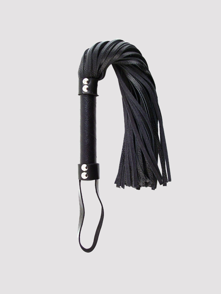 Rouge Short Flogger Peitsche, Anfängergeeignet, Schwarz - Amorana