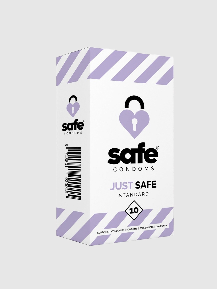 Just Safe, Transparent, 10 Stück - Amorana