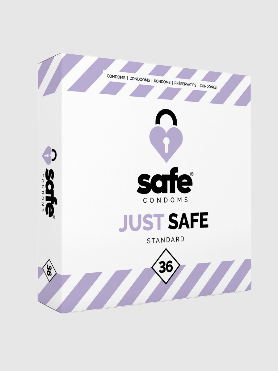 Just Safe, Transparent, 36 Stück - Amorana