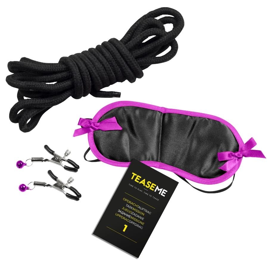 Tease-and-please Teaseme Sexy Spiel, Anfängergeeignet, Gelb - Amorana