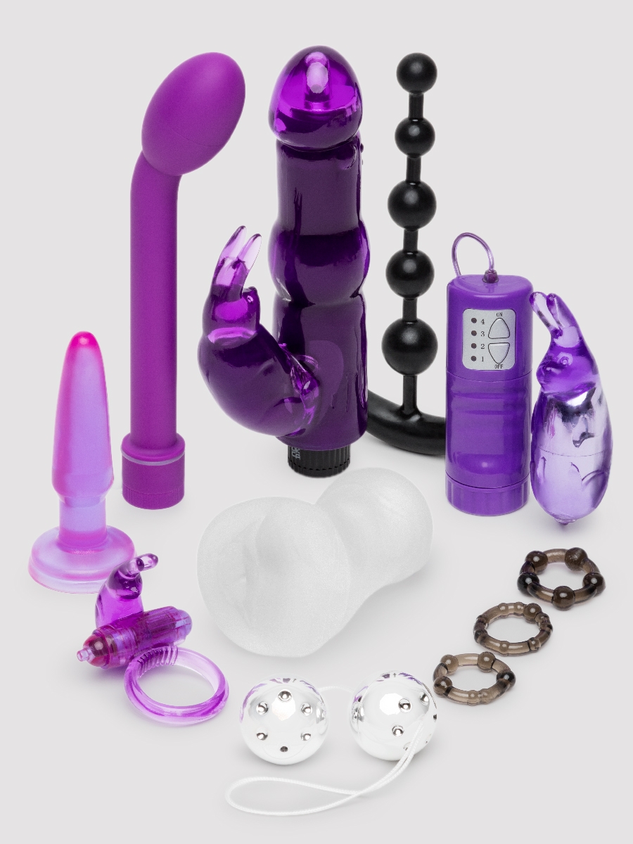 Lovehoney Wild Mega Couples Sex Toy Kit 11 Piece PURPLE - Violett