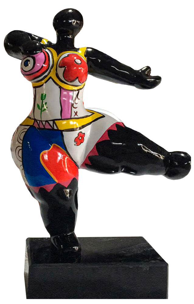 Hommage an Niki de Saint Phalle, Nana Stil 1 H: 33