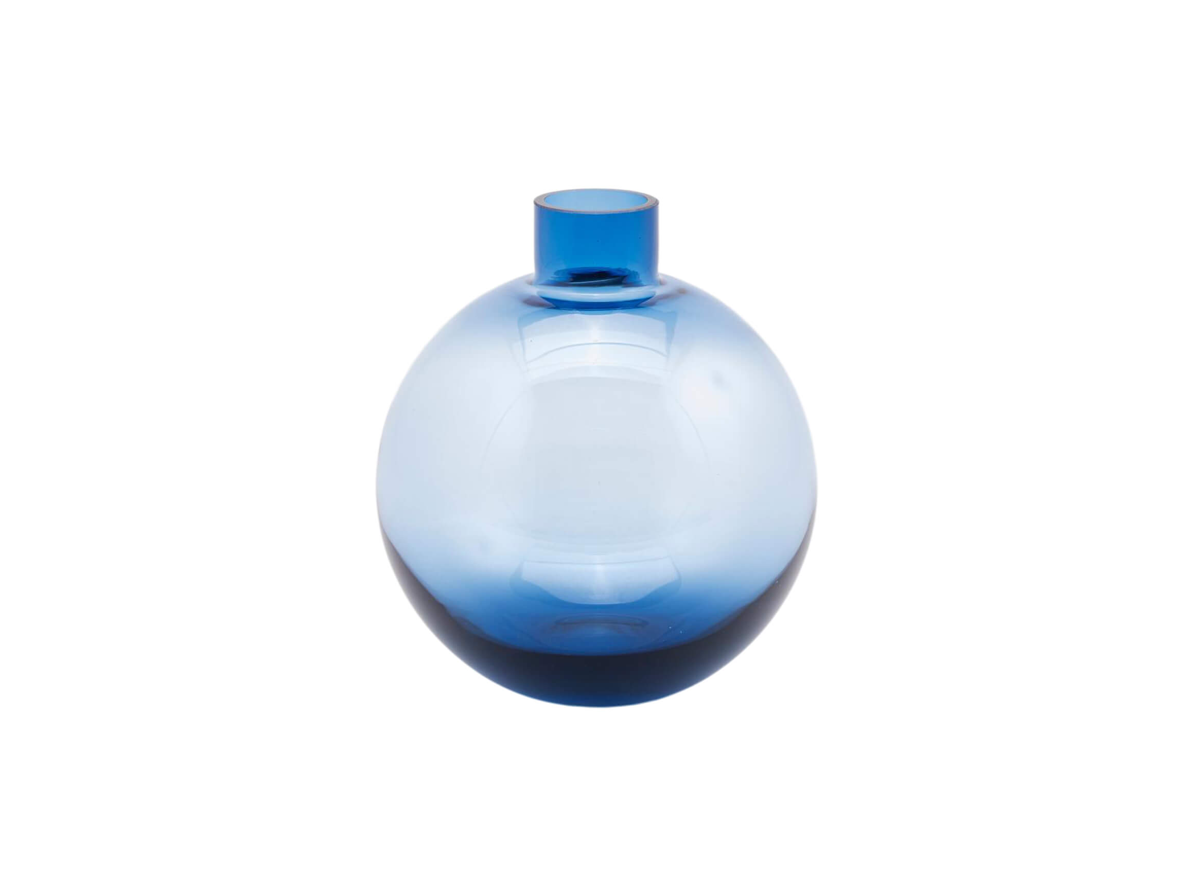 Kugelflasche Blau H: 20 cm