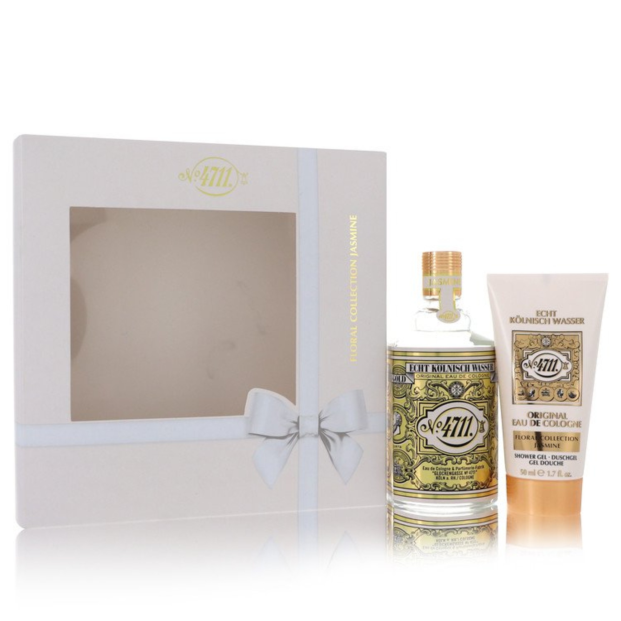 4711 Jasmine Gift Set (Unisex) -- 100 ml Cologne Spray + 50 ml Shower Gel