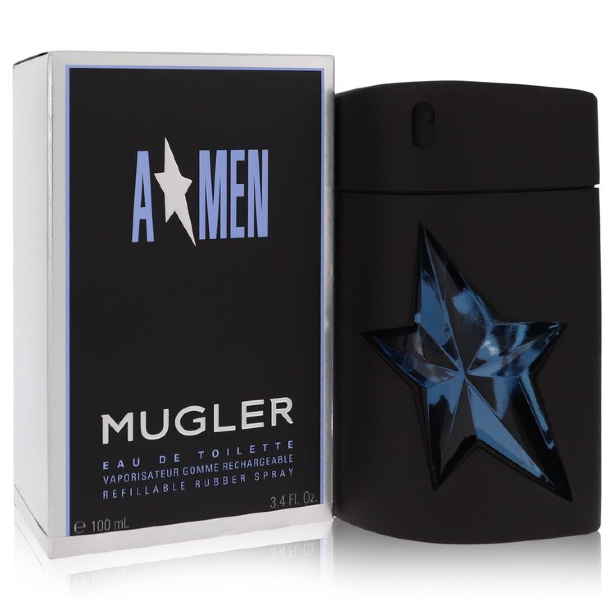 Thierry Mugler ANGEL Eau De Toilette Spray Refillable (Rubber) 100 ml