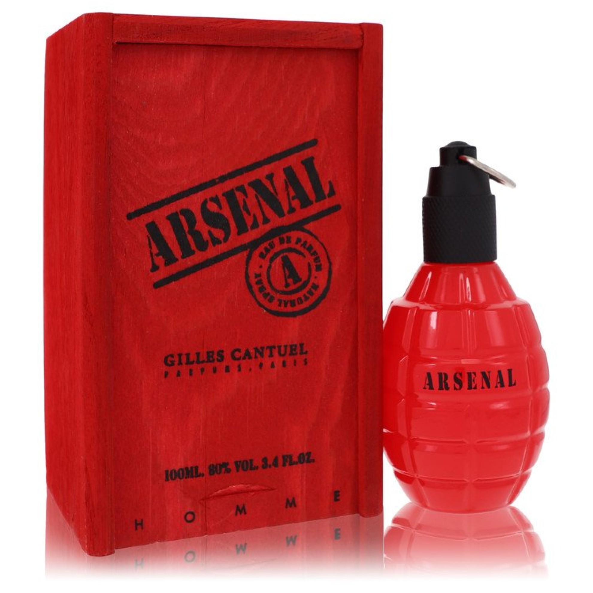 Gilles Cantuel ARSENAL RED Eau De Parfum Spray (New) 100 ml