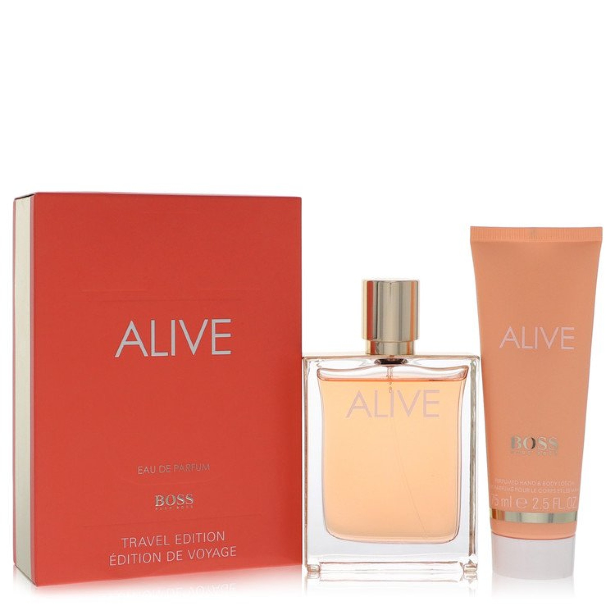 Hugo Boss Boss Alive Gift Set -- 80 ml Eau De Parfum Spray + 74 ml Hand and Body Lotion