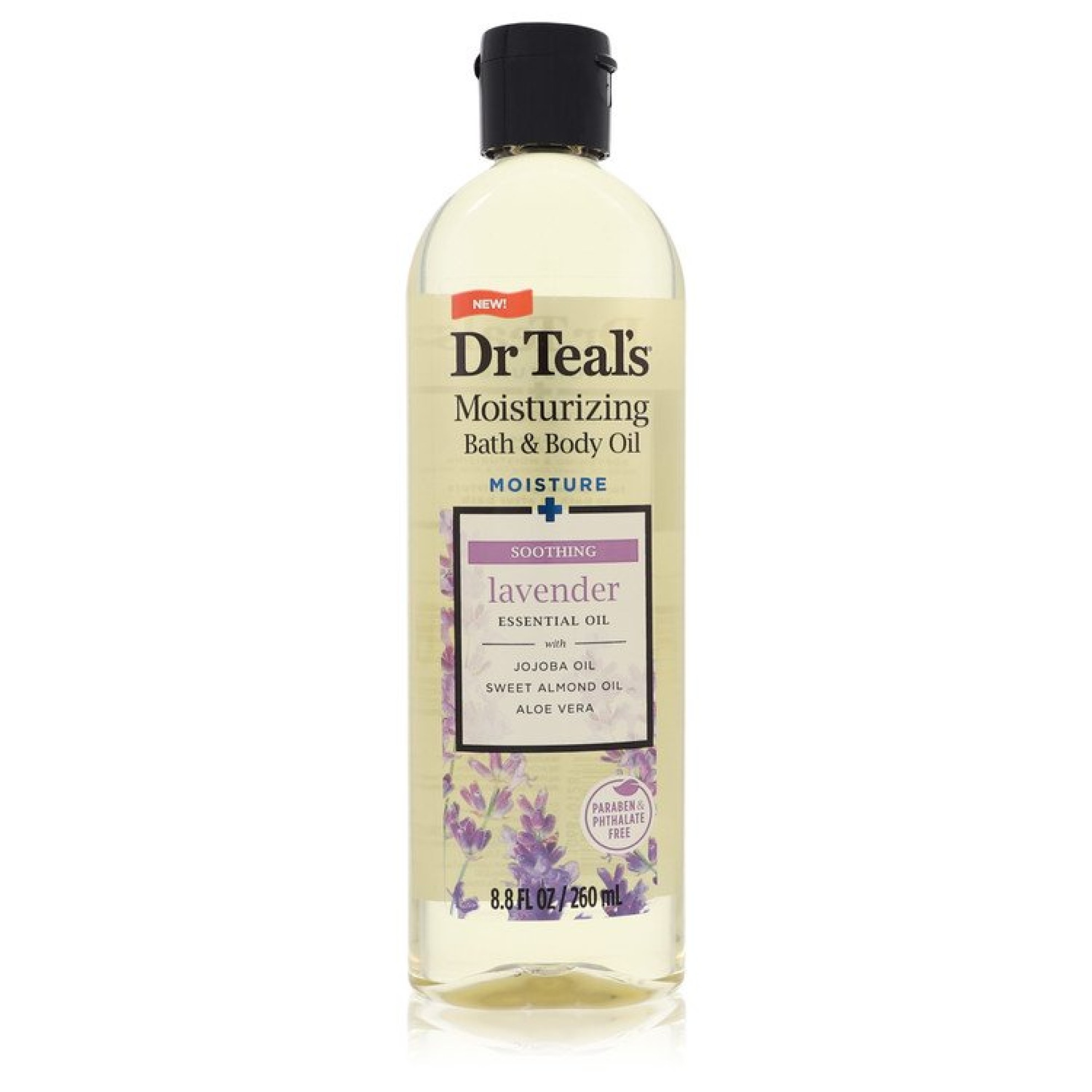 Dr Teal's Bath Oil Sooth & Sleep with Lavender Pure Epsom Salt Body Oil Sooth & Sleep with Lavender 260 ml