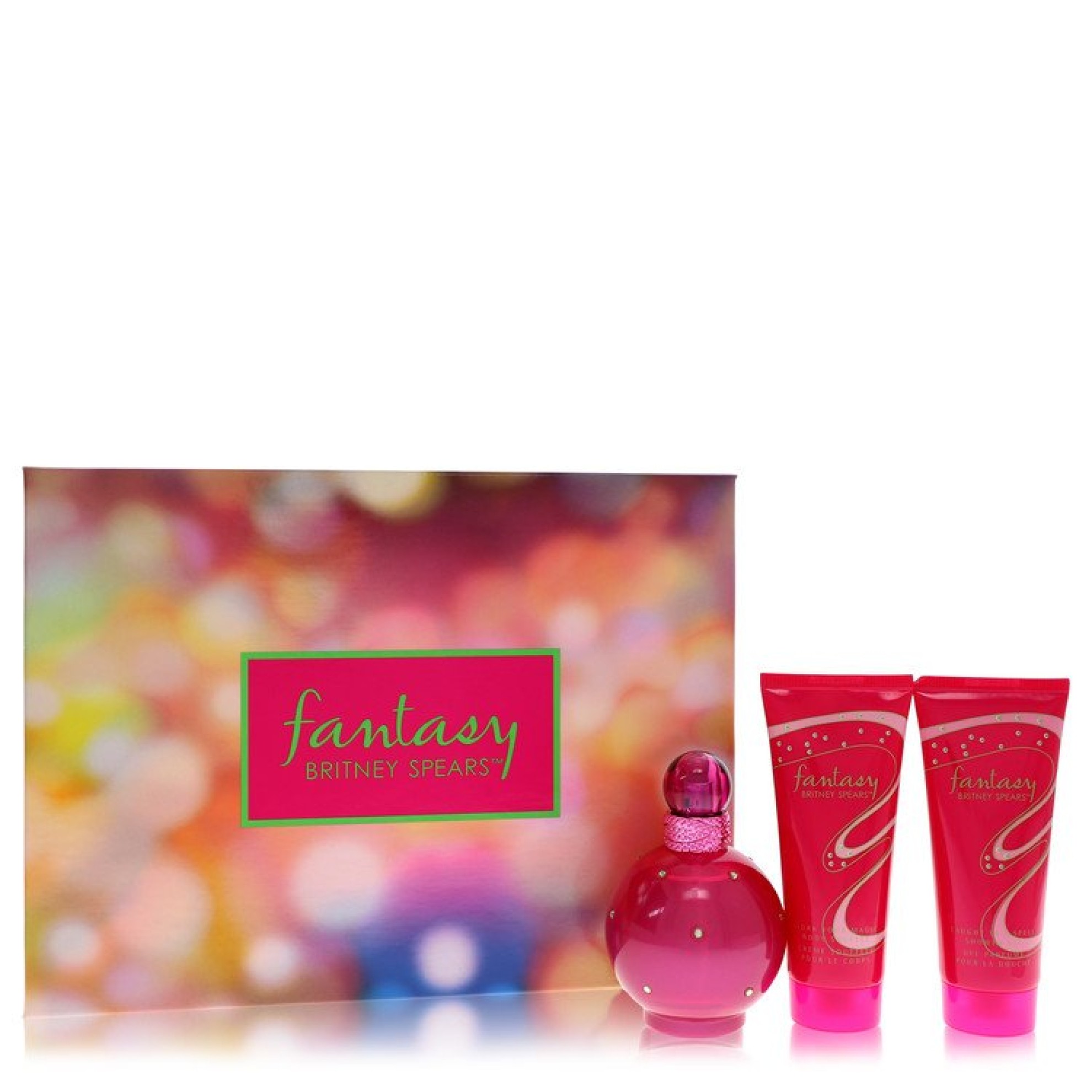 Britney Spears Fantasy Gift Set -- 97 ml Eau De Parfum Spray + 97 ml Body Souffle + 97 ml Shower Gel