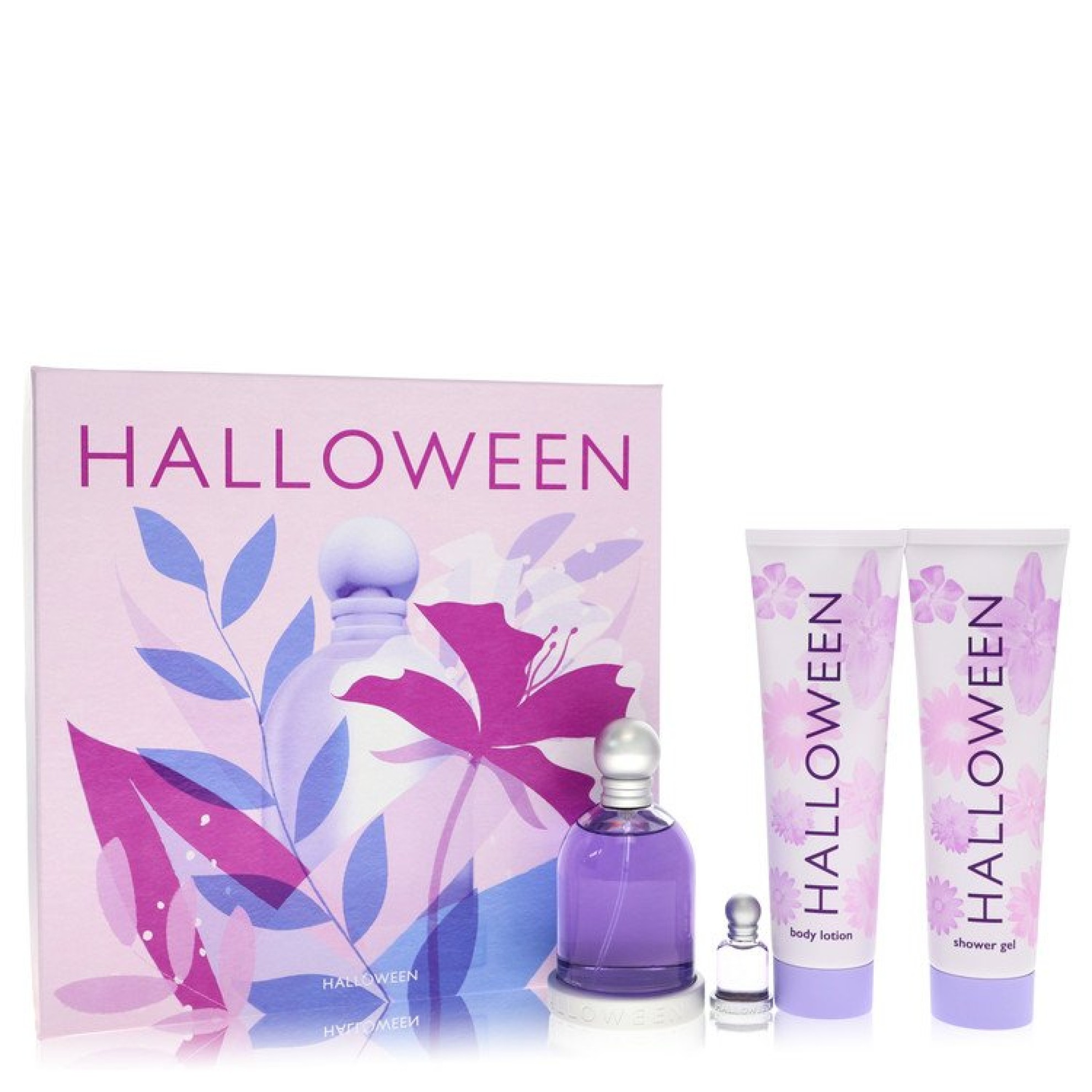 Jesus Del Pozo Halloween Gift Set -- 101 ml Eau De Toilette Spray + 148 ml Body Lotion + 148 ml Shower Gel + 5 ml Mini EDT