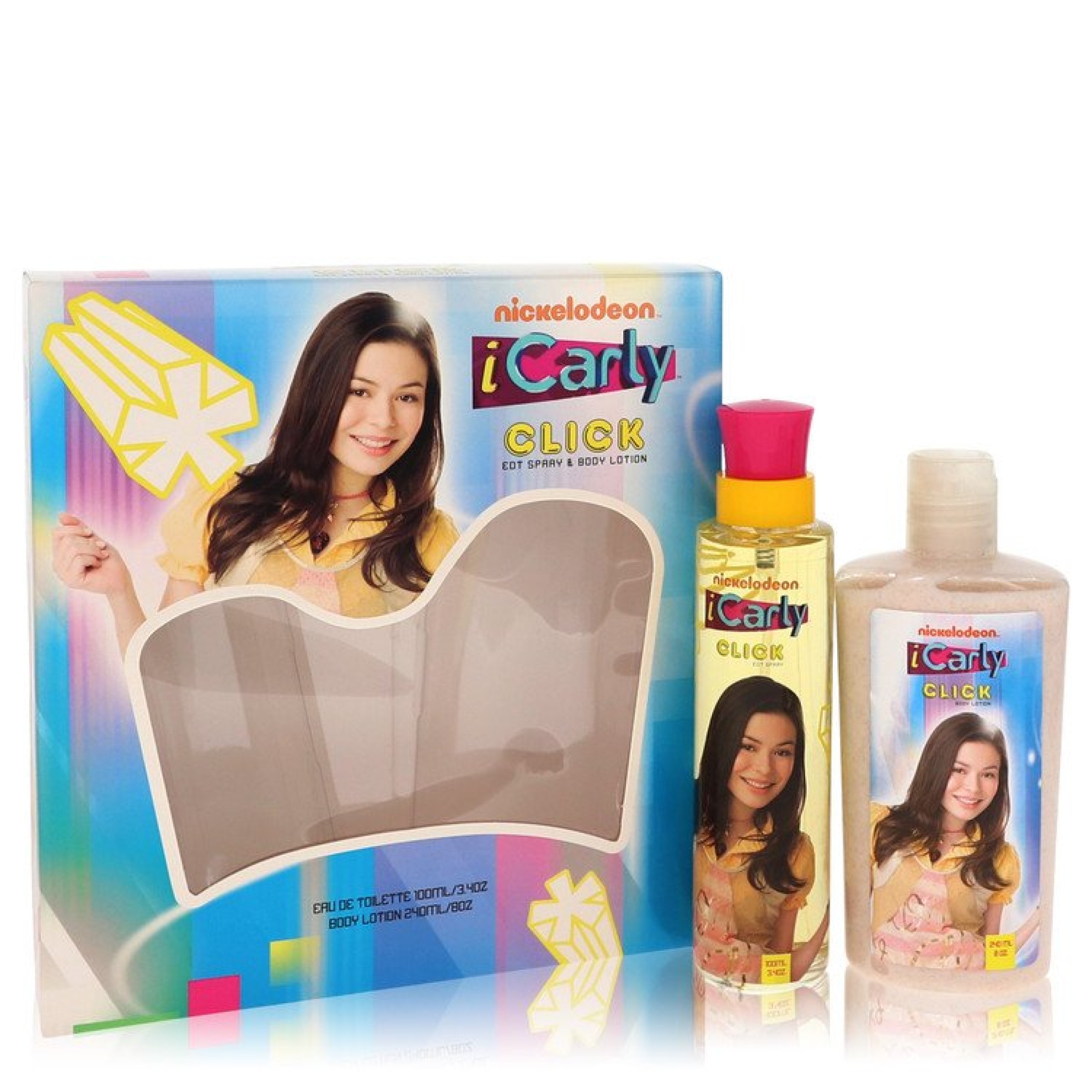 Marmol & Son iCarly Click Gift Set -- 100 ml Eau De Toilette Spray + 236 ml Body Lotion