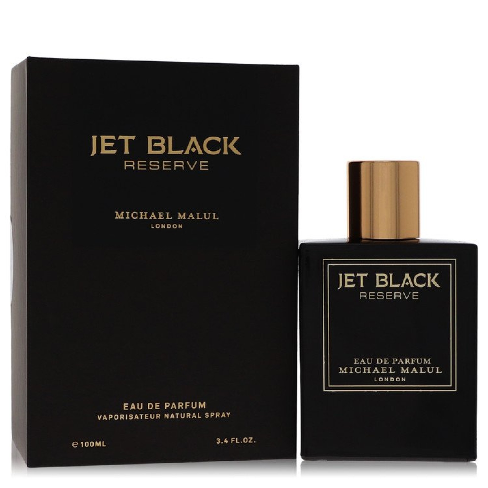 Michael Malul Jet Black Reserve Eau De Parfum Spray 100 ml