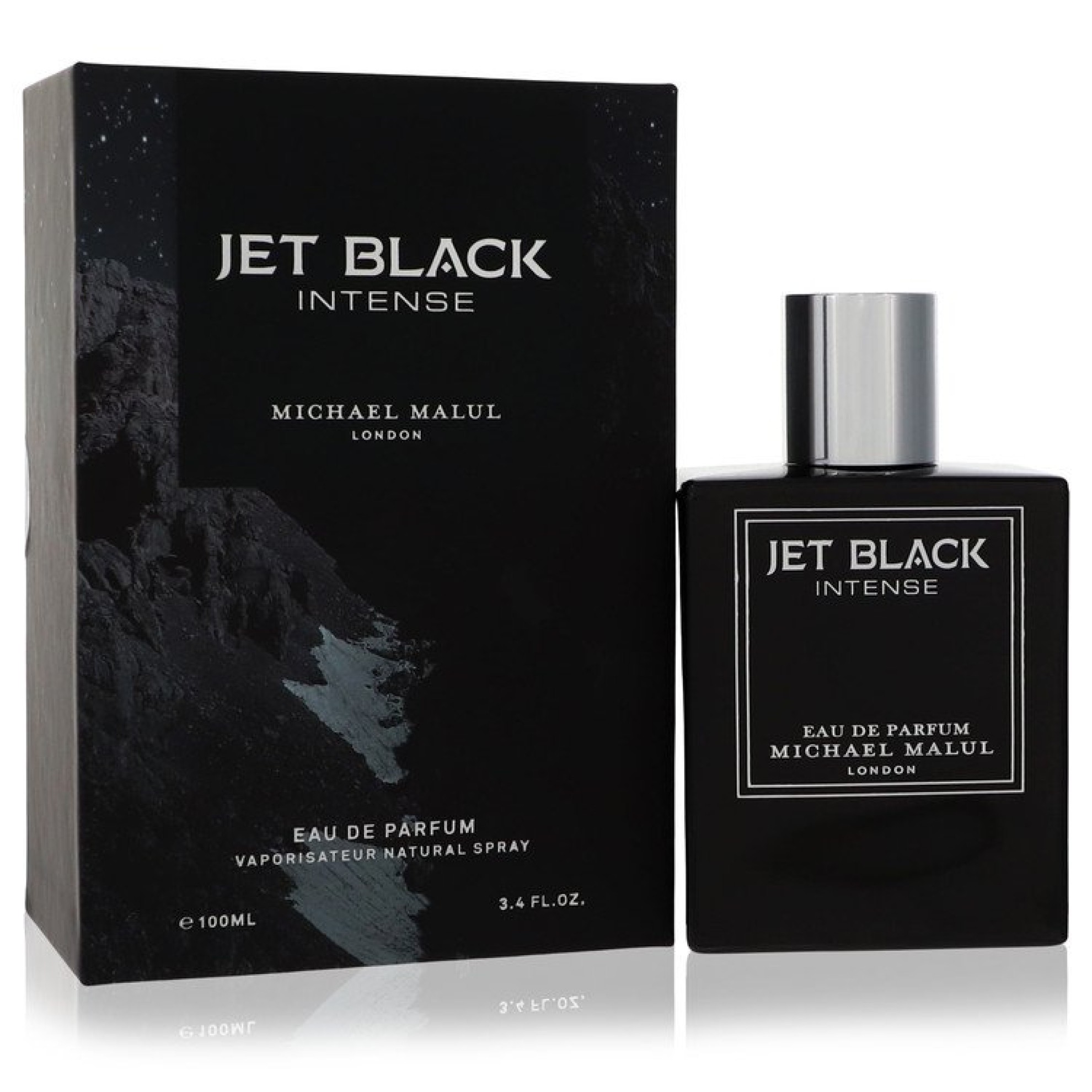 Michael Malul Jet Black Intense Eau De Parfum Spray 100 ml
