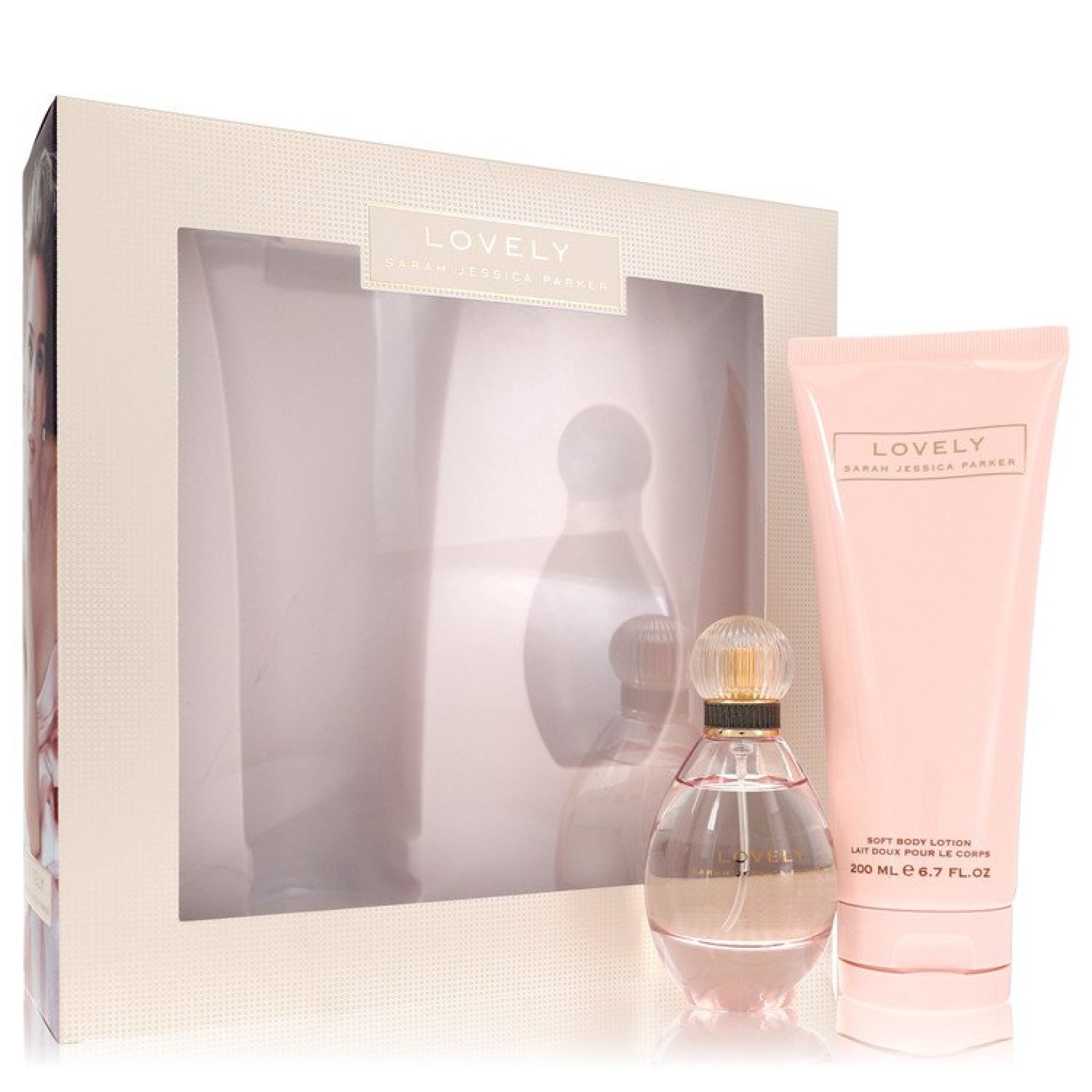 Sarah Jessica Parker Lovely Gift Set -- 50 ml Eau De Parfum Spray + 198 ml Body Lotion