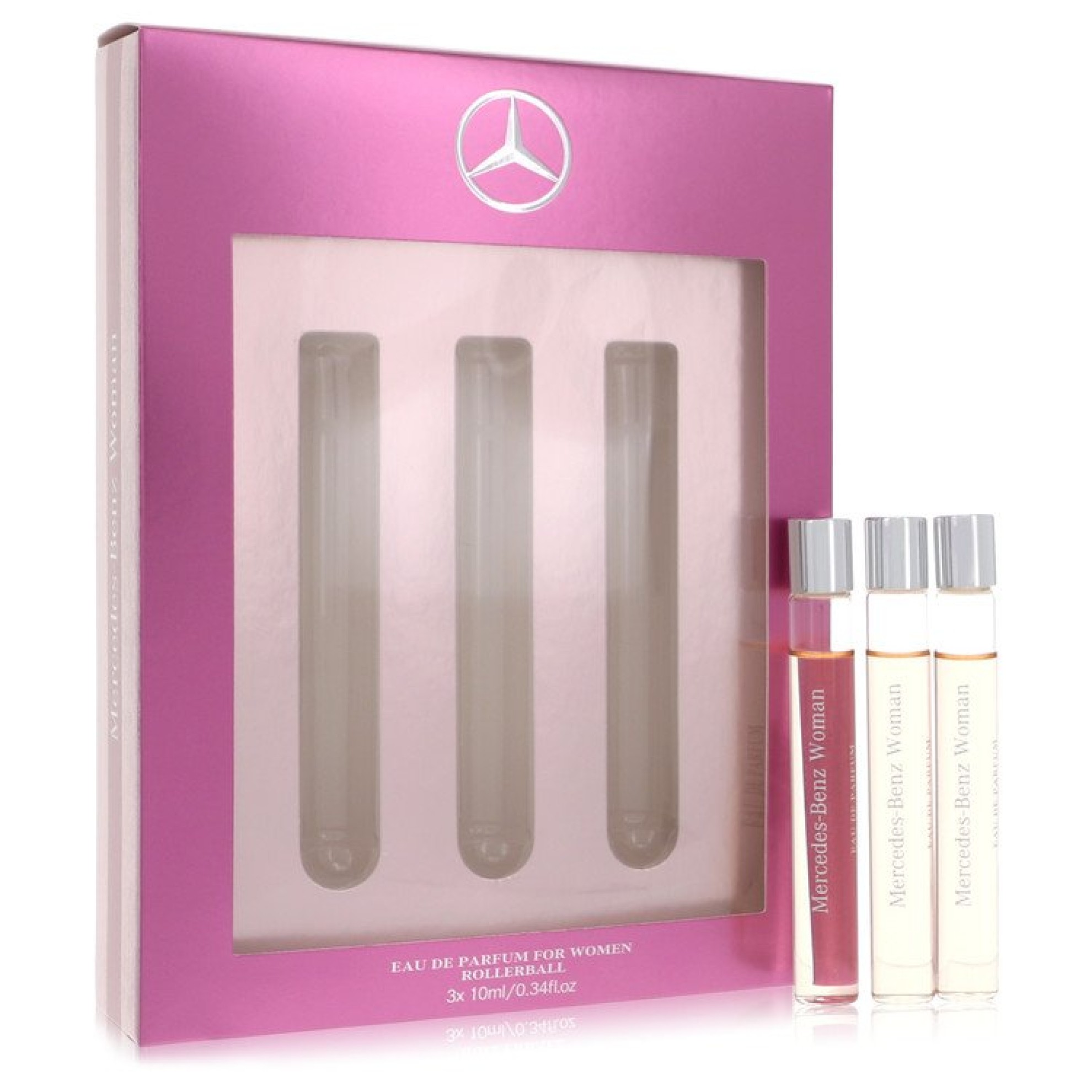 Mercedes Benz Gift Set -- 3 x 10 ml Eau De Parfum Rollerballs