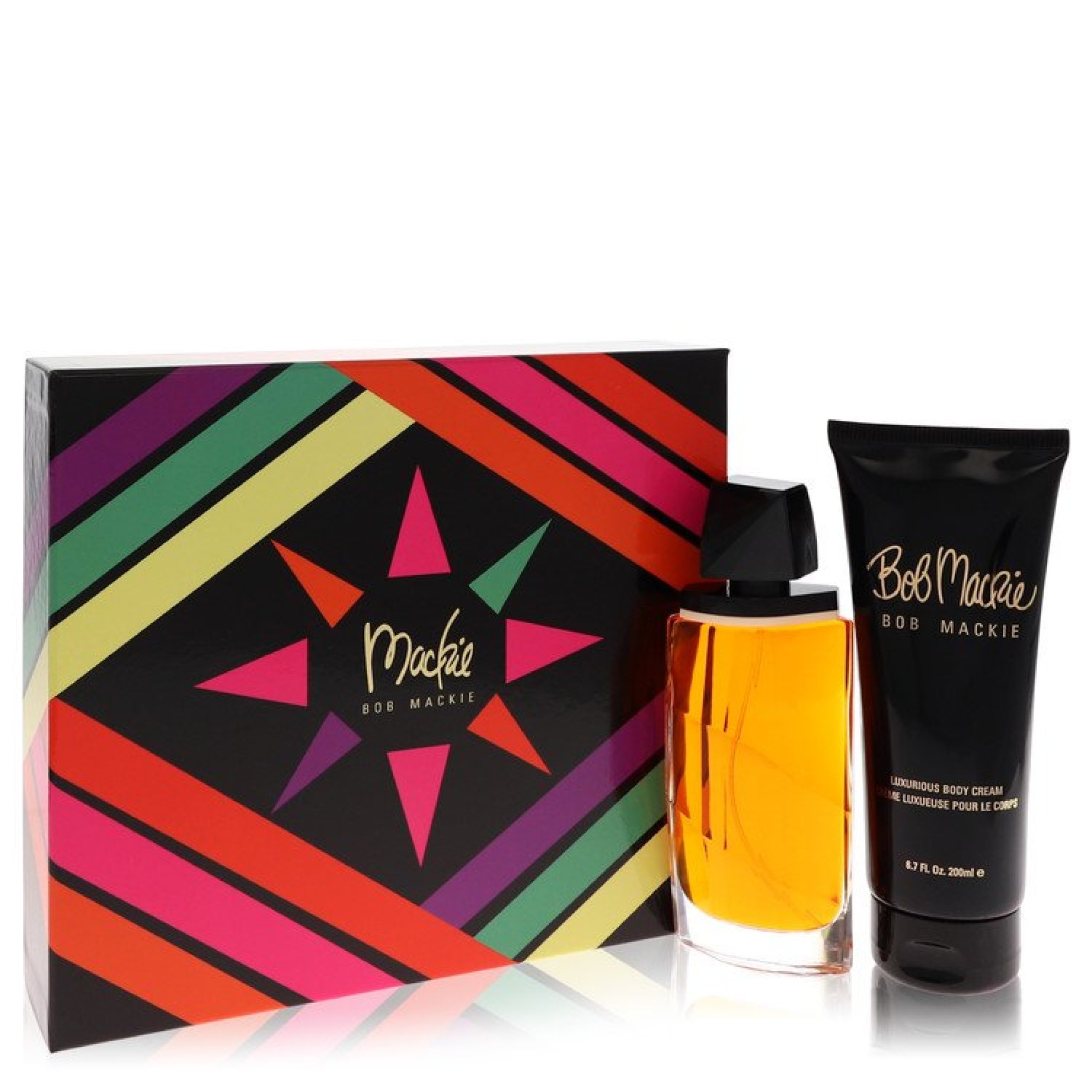 Bob Mackie MACKIE Gift Set -- 100 ml Eau De Toilette Spray + 201 ml Body Cream
