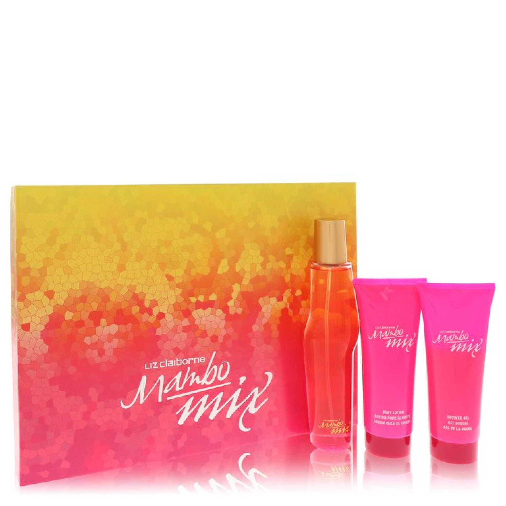 Liz Claiborne Mambo Mix Gift Set -- 100 ml Eau De Parfum Spray + 100 ml Body Lotion + 100 ml Shower Gel