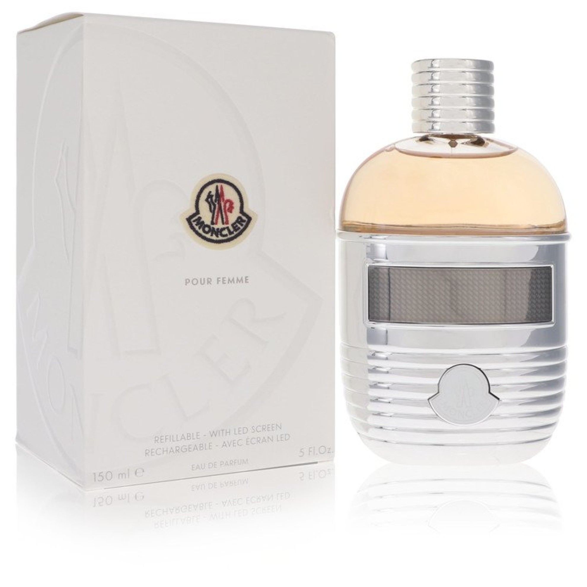 Moncler Eau De Parfum Spray (Refillable + LED Screen) 150 ml