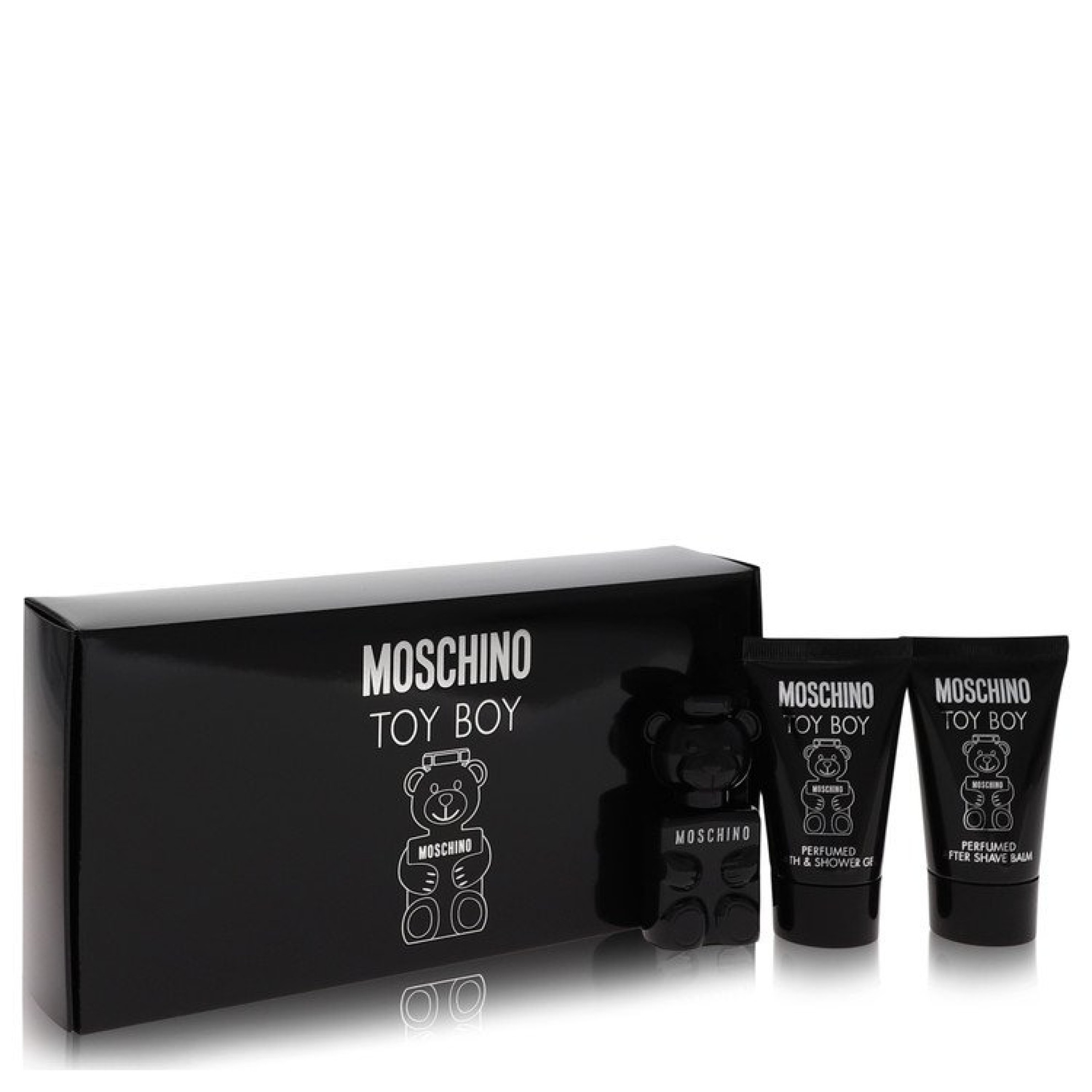 Moschino Toy Boy Gift Set -- 6 ml Mini EDP + 24 ml Shower Gel + 24 ml After Shave Balm