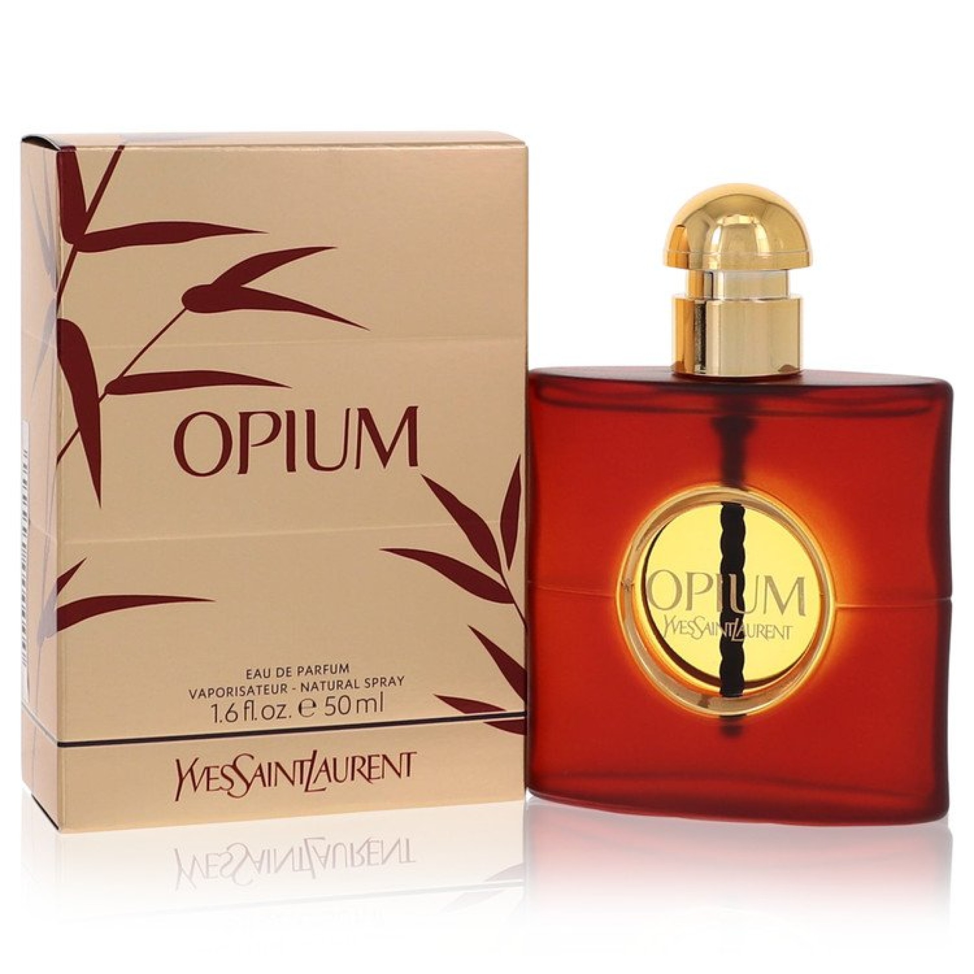 Yves Saint Laurent OPIUM Eau De Parfum Spray (New Packaging) 50 ml