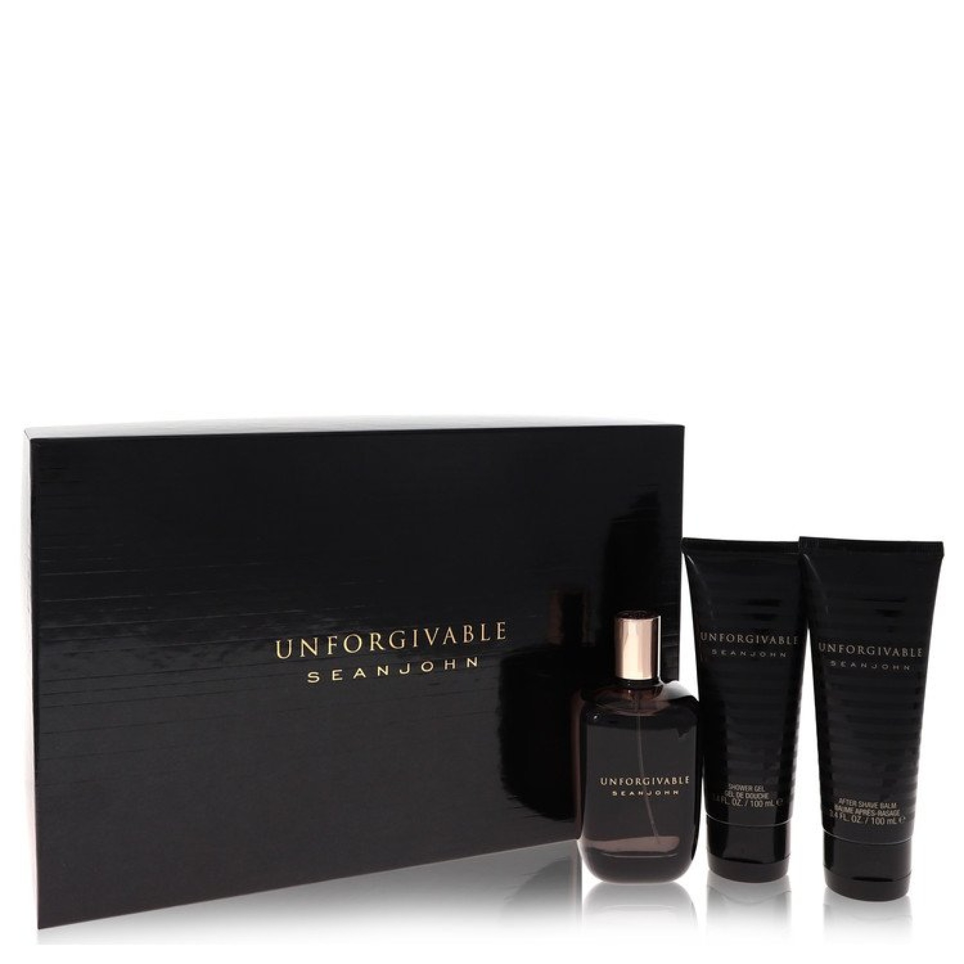 Sean John Unforgivable Gift Set -- 124 ml Eau De Toilette Spray + 100 ml Shower Gel + 100 ml After Shave Balm