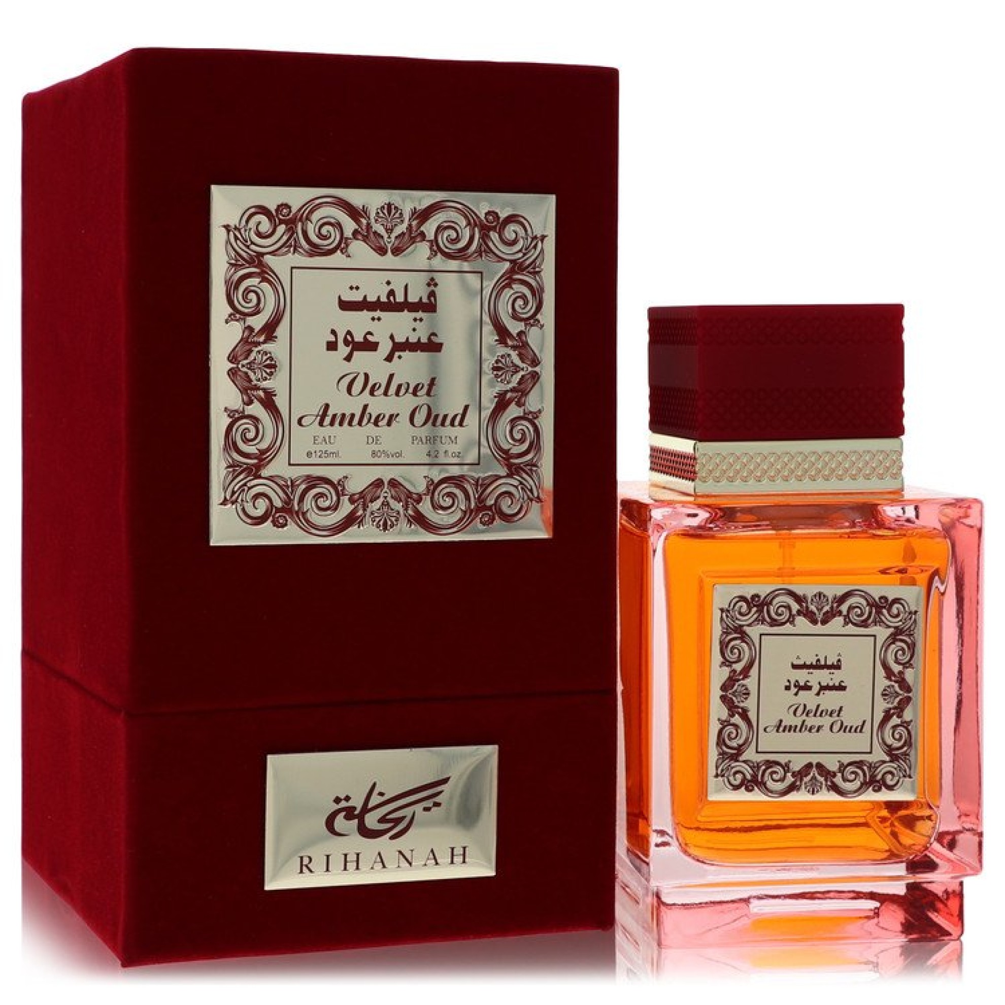 Rihanah Velvet Amber Oud Eau De Parfum Spray 125 ml