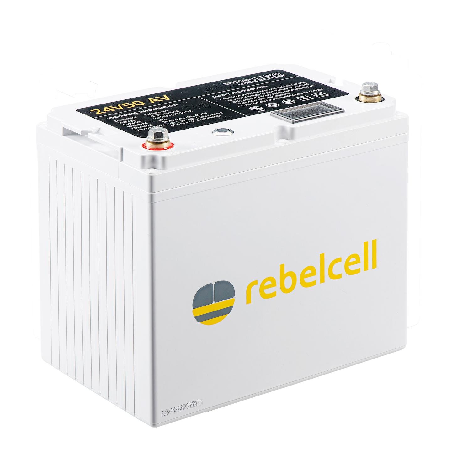Rebelcell 24V50Ah - Lithium-Ionen Akku